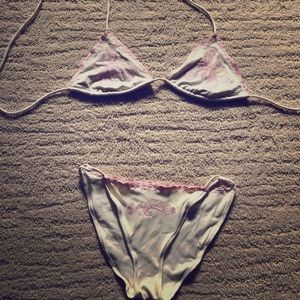 Victoria’s Secret embroidered triangle bikini